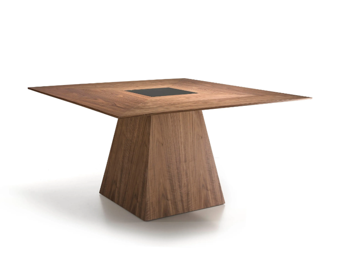 1079 - Square walnut dining table _ Angel Cerdá